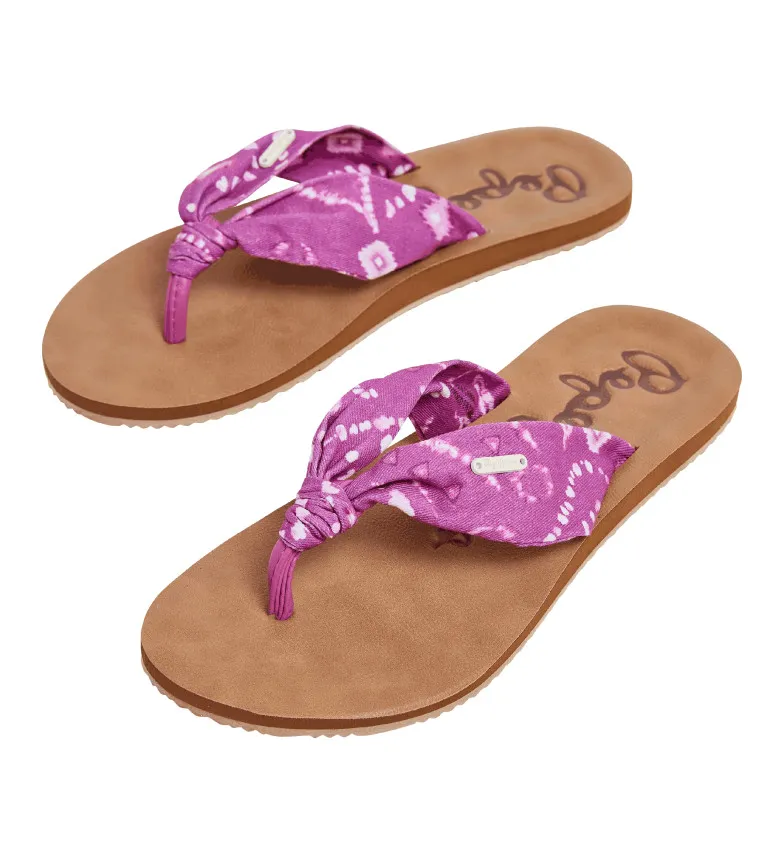 Chanclas Java Tropical rosa