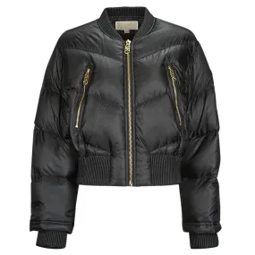 CHEVRON QUILTED BOMBER