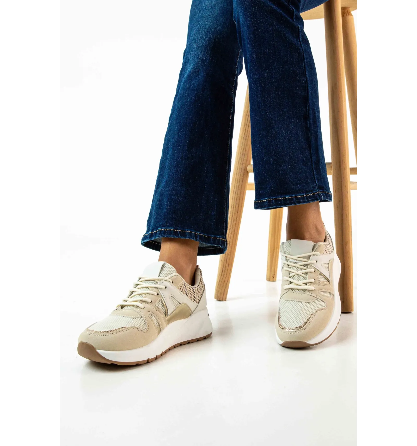 sneakers casual antor - beige